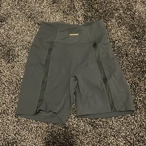 Whitney Simmons gym shark biker shorts